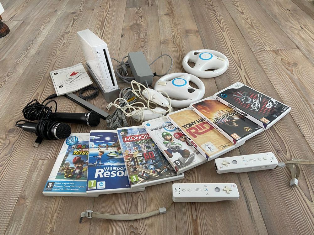 Wii Konsole inklusive Spiele Kaufen auf Ricardo