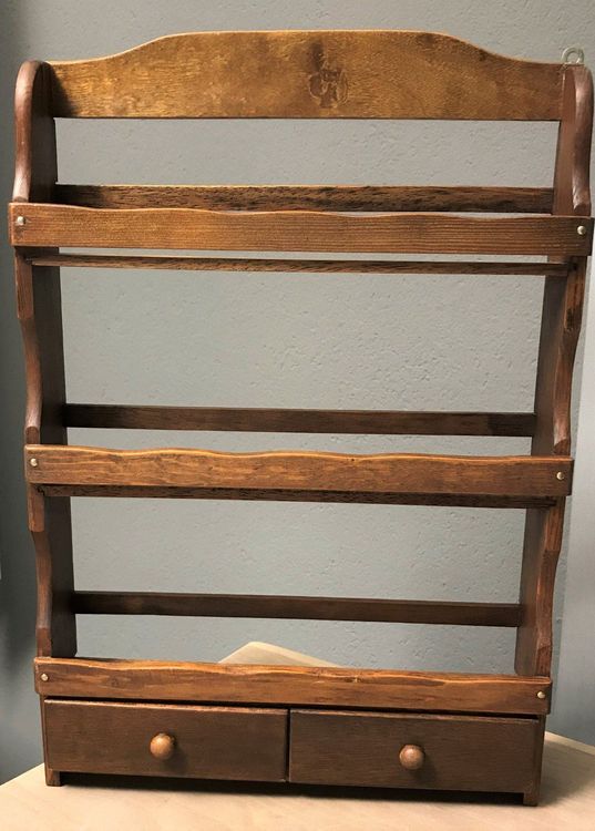 Hübsches Gewürzregal aus Holz vintage | Kaufen auf Ricardo