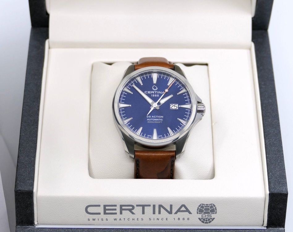 certina ds action automatic big date