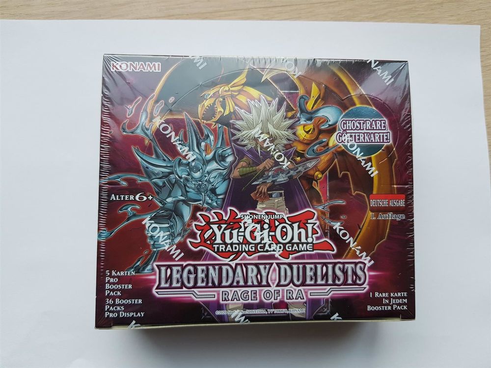 Yu-Gi-Oh Display Legendary Duelists: Rage of Ra NEU & OVP Deutsch 