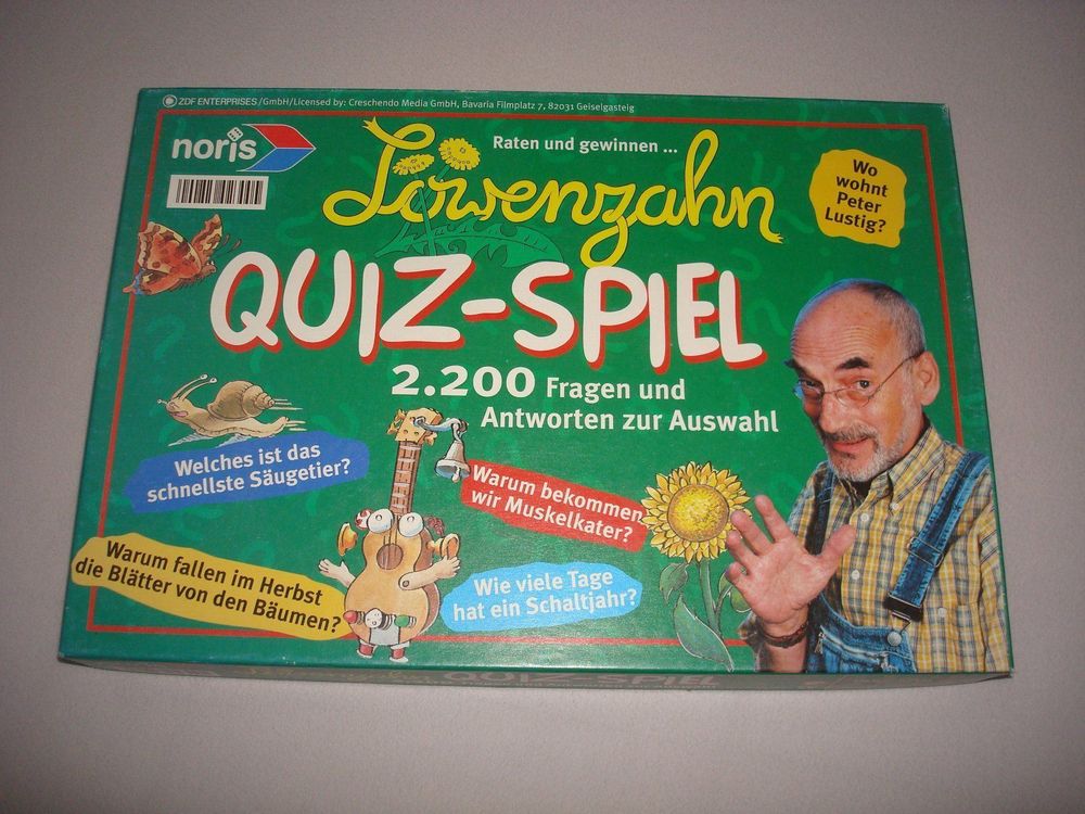 Quiz Spiel Lowenzahn Mit Peter Lustig Kaufen Auf Ricardo