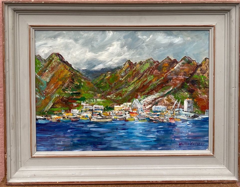 Walter KELLER Original Gemälde Acheter sur Ricardo