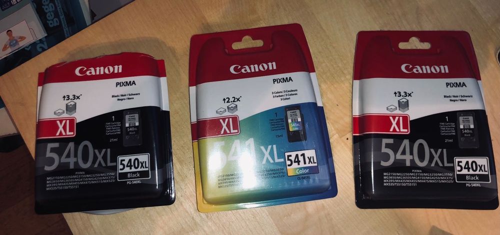 canon druckerpatronen 540 541 xl preisvergleich