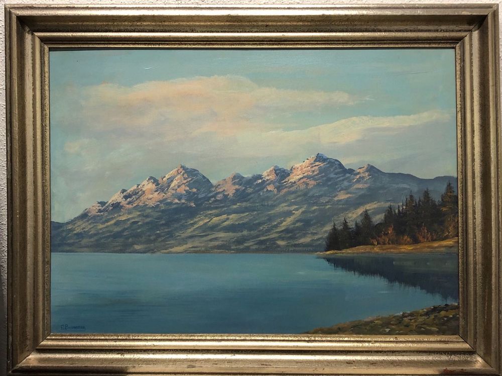 Ernst Baumann grosses Orig. Gemälde Kaufen auf Ricardo