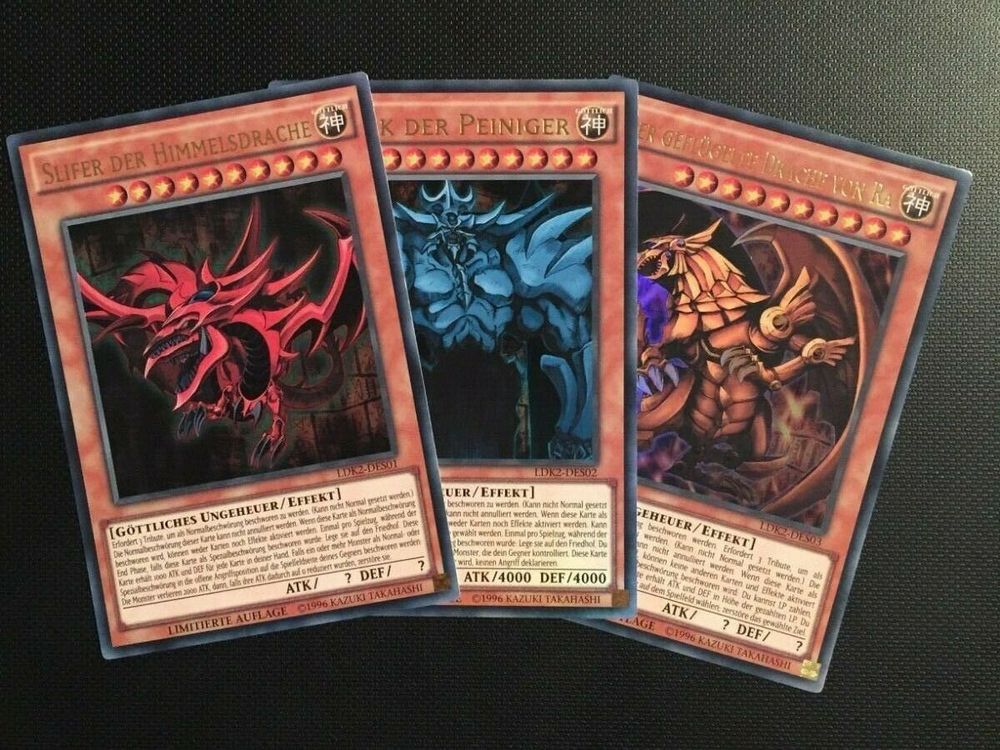 Yugioh ägyptische Götterkarten Kaufen Auf Ricardo 