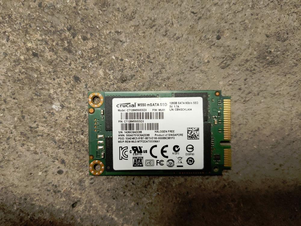 Прошивка ssd crucial m550