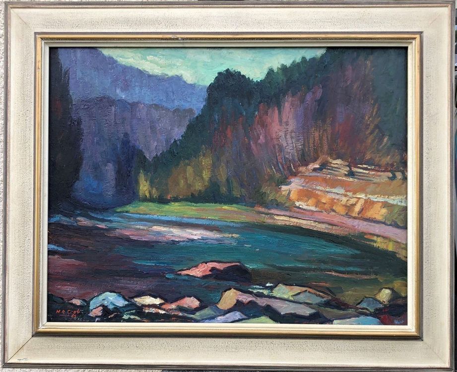 Heinrich Rudolf Grob gross. Orig Gemälde Kaufen auf Ricardo