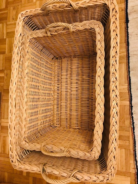 2 antike Wäschekörbe | Kaufen auf Ricardo