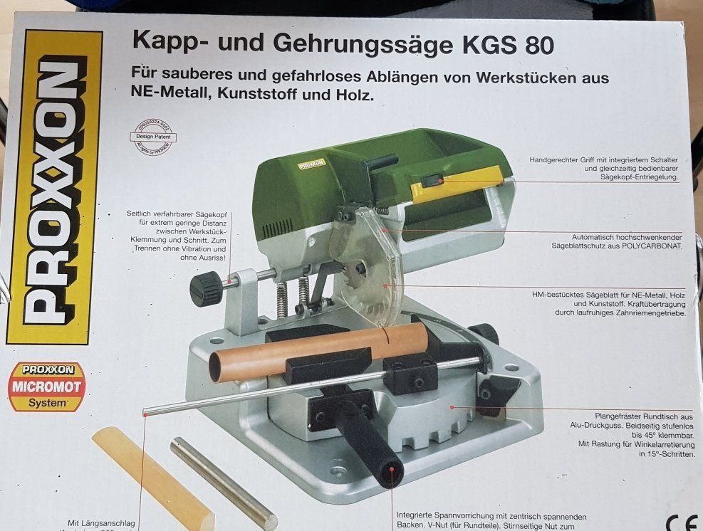Kapp- und Gehrungssäge, Proxxon KGS 80 | Kaufen auf Ricardo
