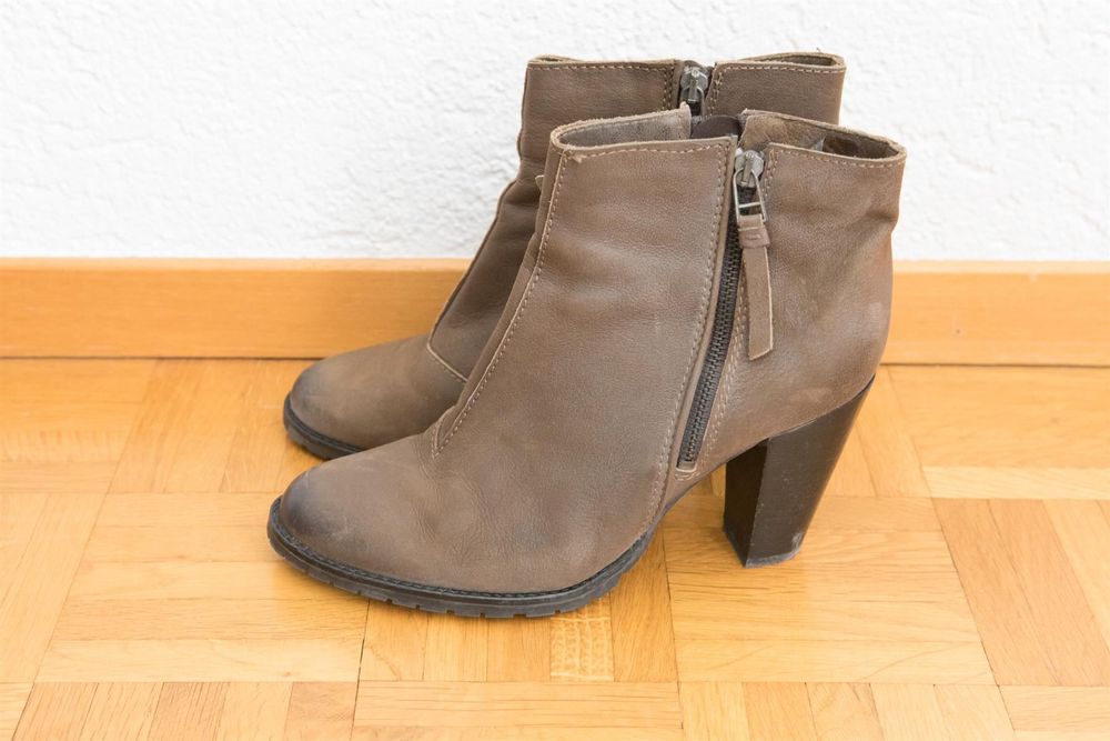 Braune Stiefeletten Aus Leder Kaufen Auf Ricardo