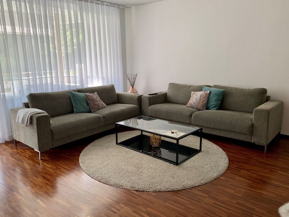 1 x 3er Sofa Grau | Kaufen auf Ricardo