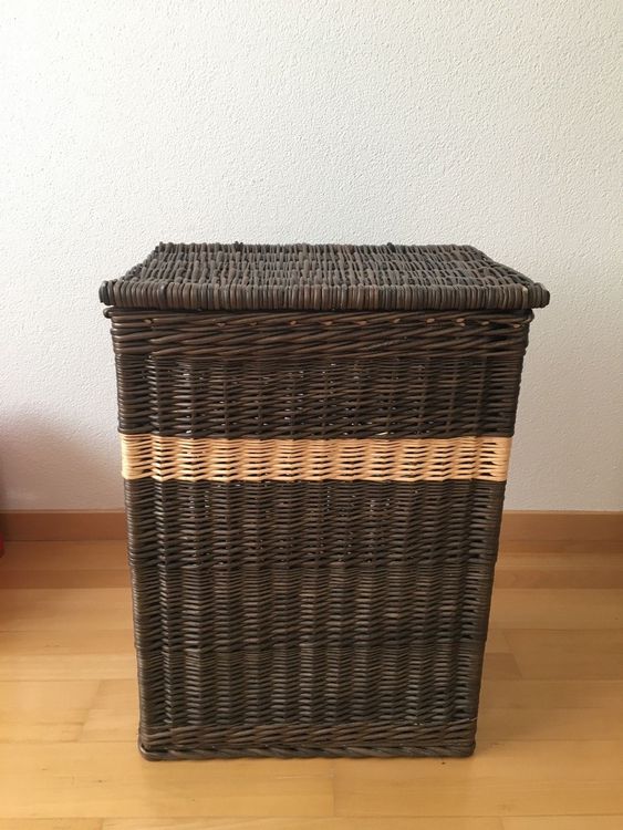 Wäschekorb handgeflochten | Kaufen auf Ricardo