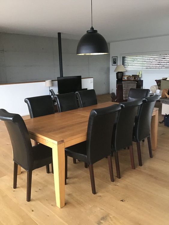 Esstisch Eiche massiv mit 8 Stühlen | Kaufen auf Ricardo