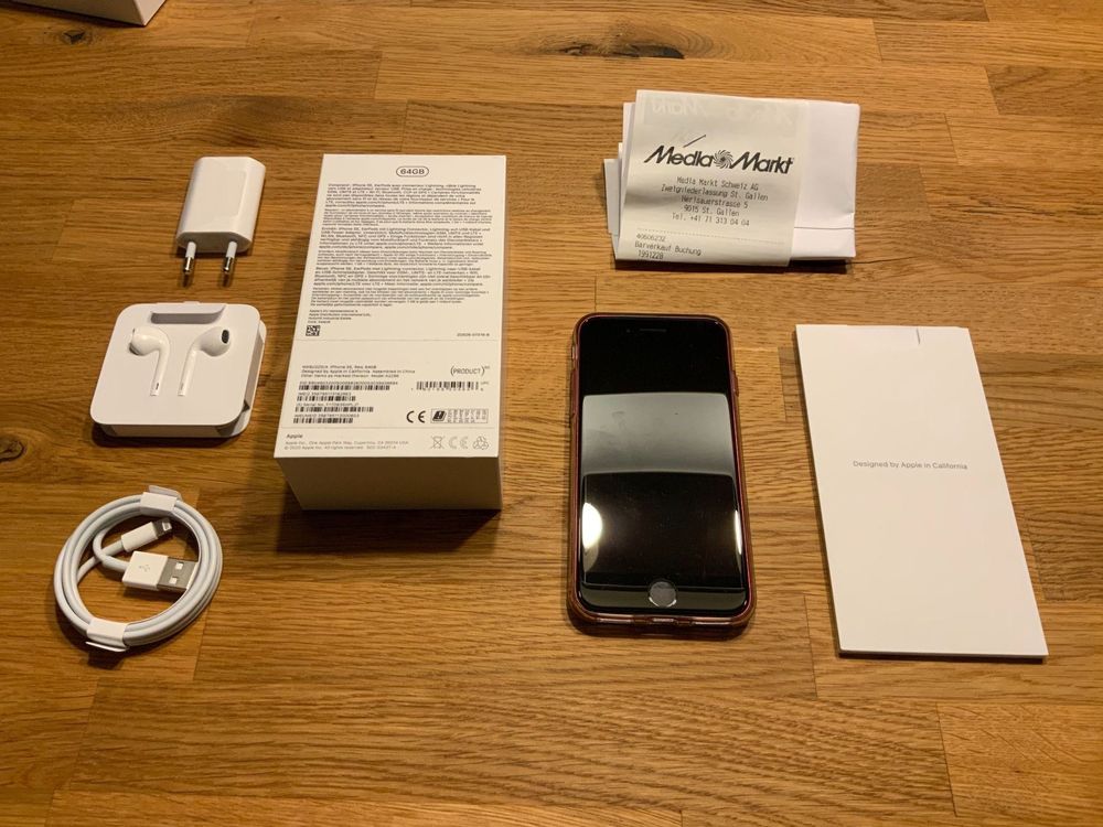 iphone se 2020 64gb rot