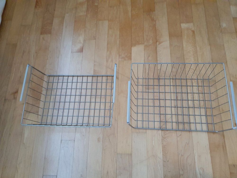 Neu: 2 Schrank-Aufbewahrungs-Körbe | Acheter sur Ricardo