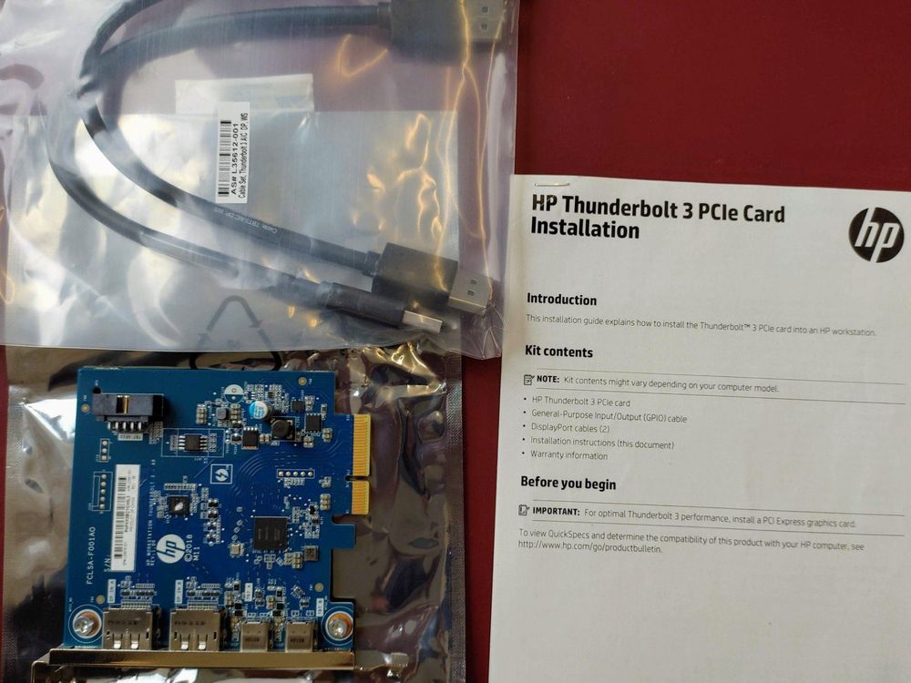 Thunderbolt 3 Pcie Karte Kaufen Auf Ricardo