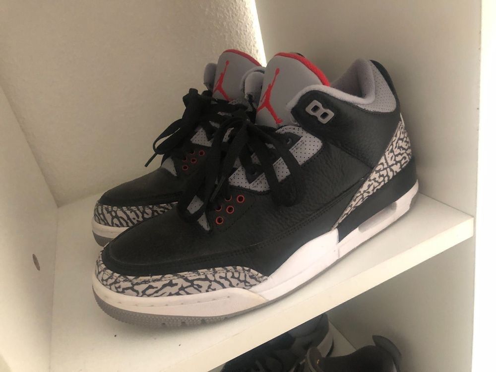 air jordan 3 black cement nike