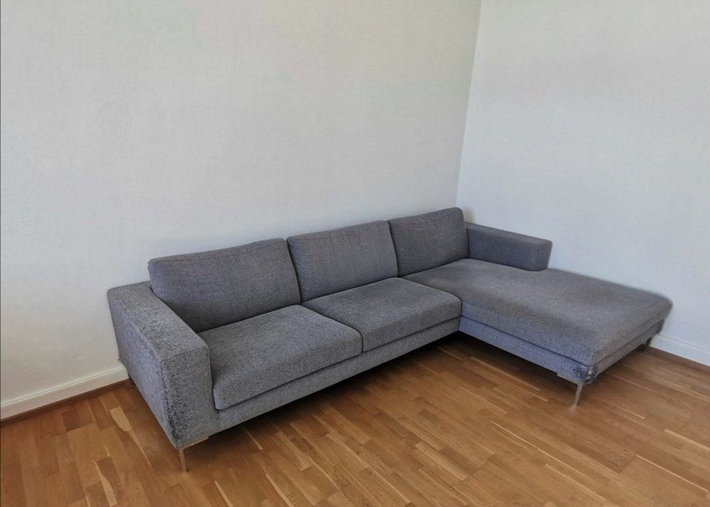 Sofa, Stoff, Grau | Kaufen auf Ricardo
