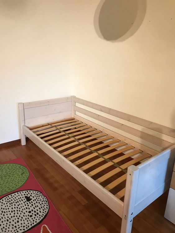FLEXA Bett weiss 90 cm x 200 cm | Kaufen auf Ricardo