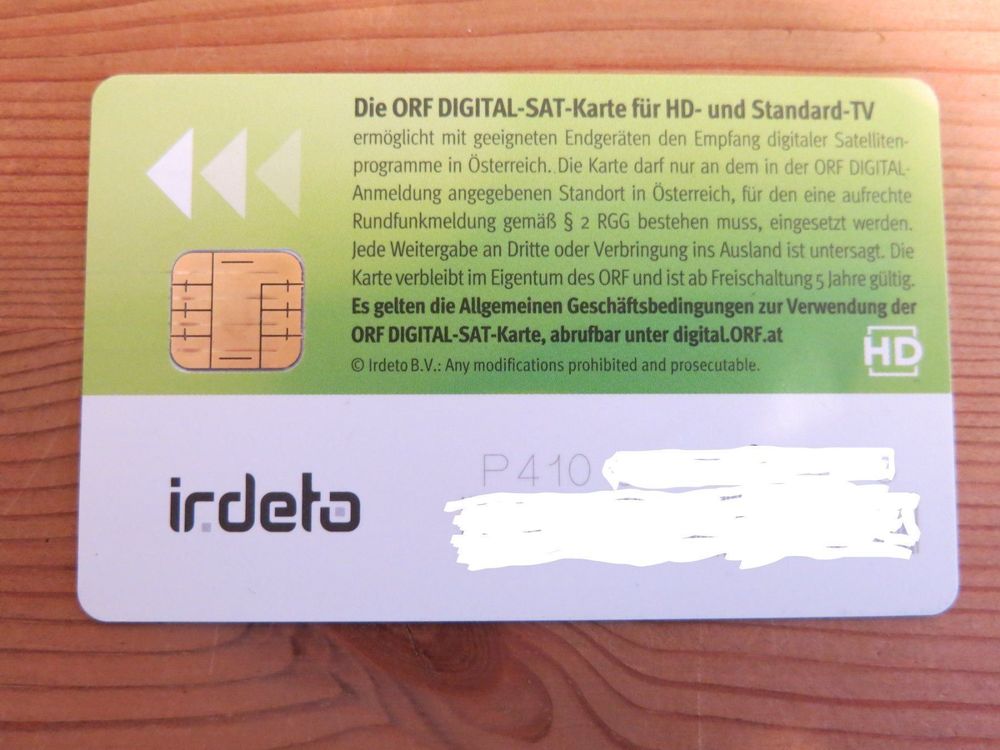 ORF Sat Karte bis min. 11.2025 mit Modul | Kaufen auf Ricardo