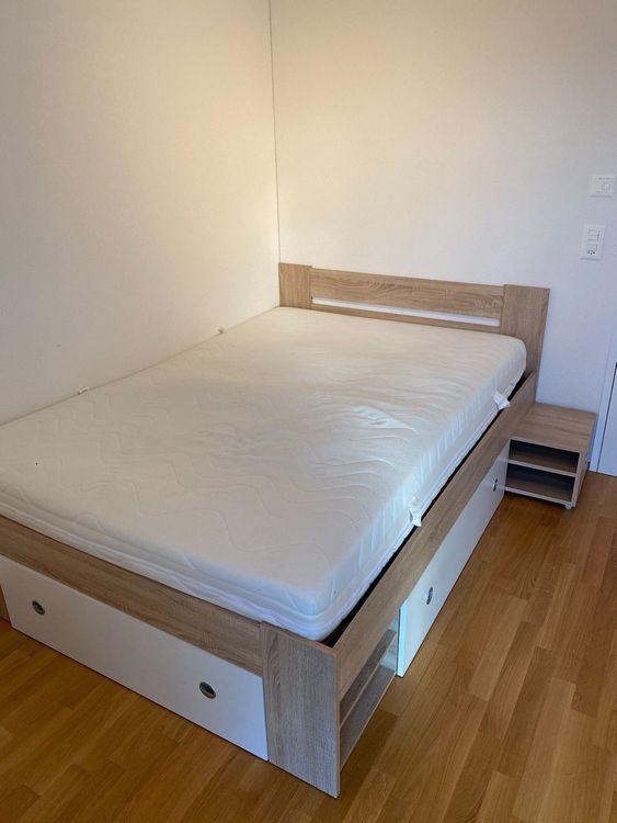 Bett mit Lattenrost & Matratze 140x200 | Kaufen auf Ricardo
