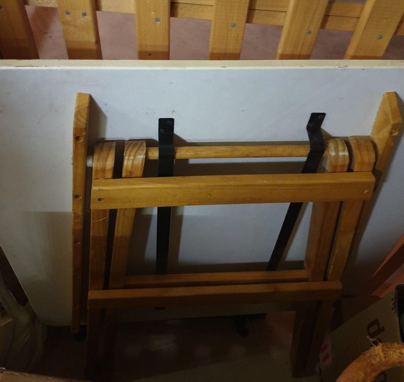 Klapptisch, Holz, Weiss, | Kaufen auf Ricardo