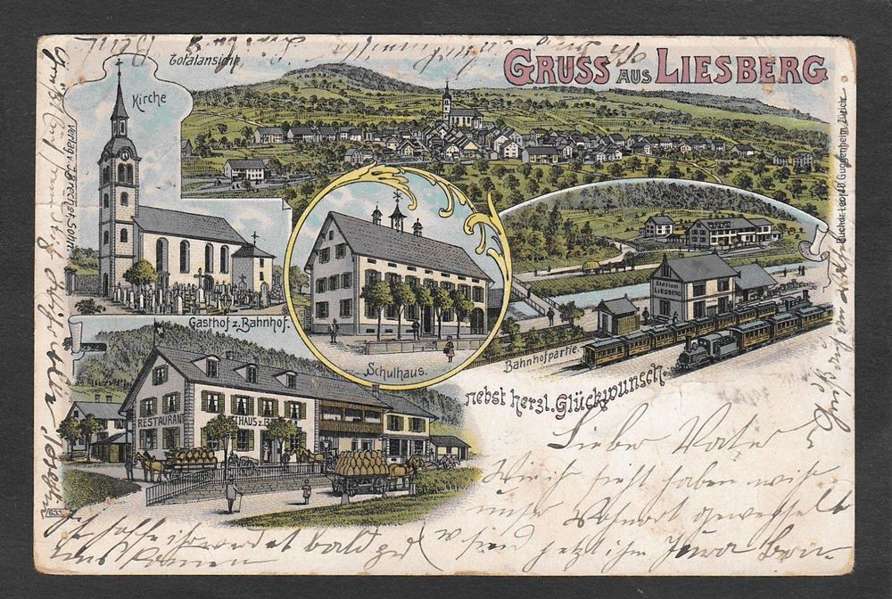LIESBERG 5Bild Litho, 1904 Kaufen auf Ricardo
