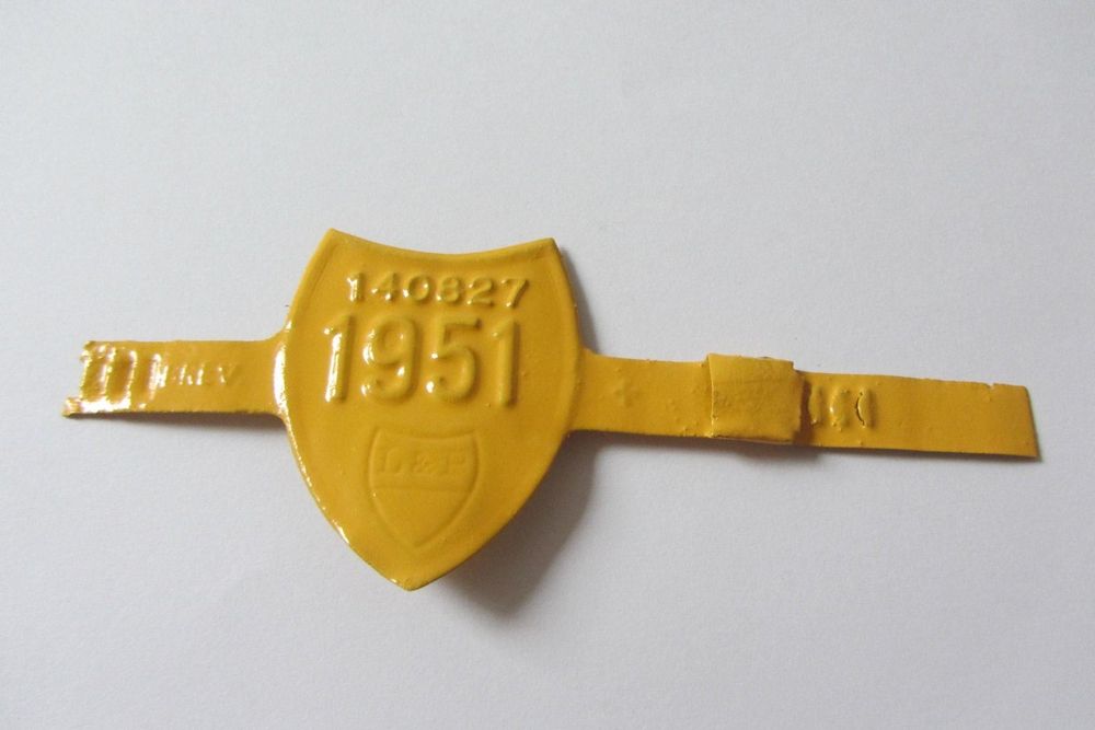 PLAQUE VD 1951 Kaufen auf Ricardo