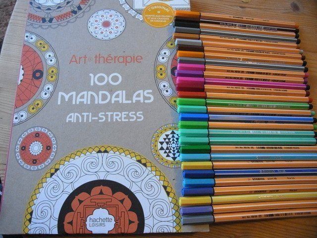 100 MANDALAS Malbuch + Stifte | Kaufen auf Ricardo