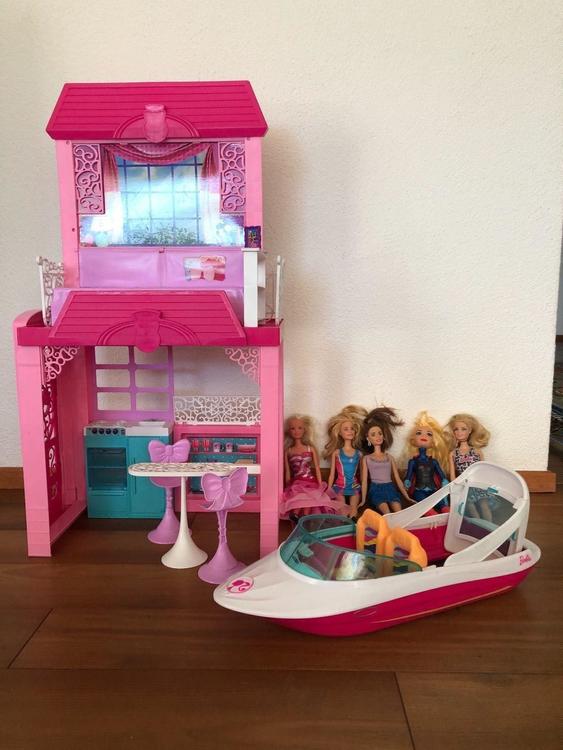 Barbie Haus, Barbieboot und Puppen | Kaufen auf Ricardo