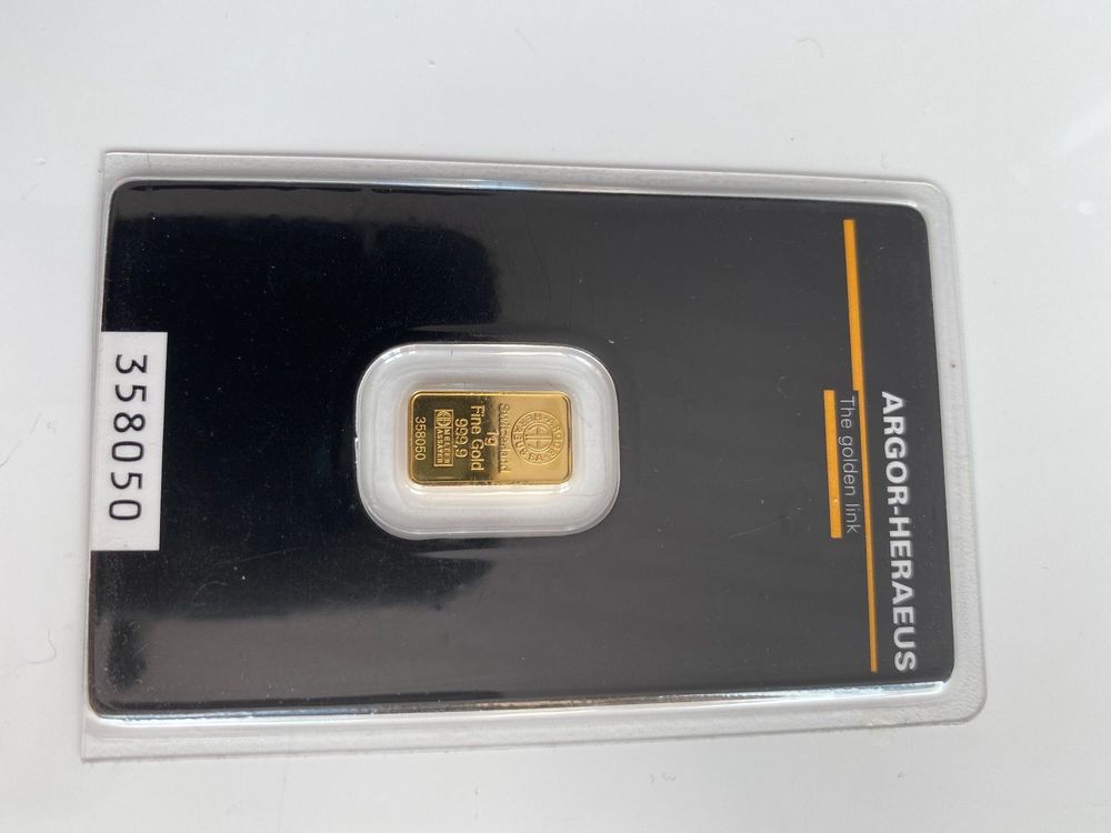 1 Gramm Fine Gold 999,9 Comprare su Ricardo