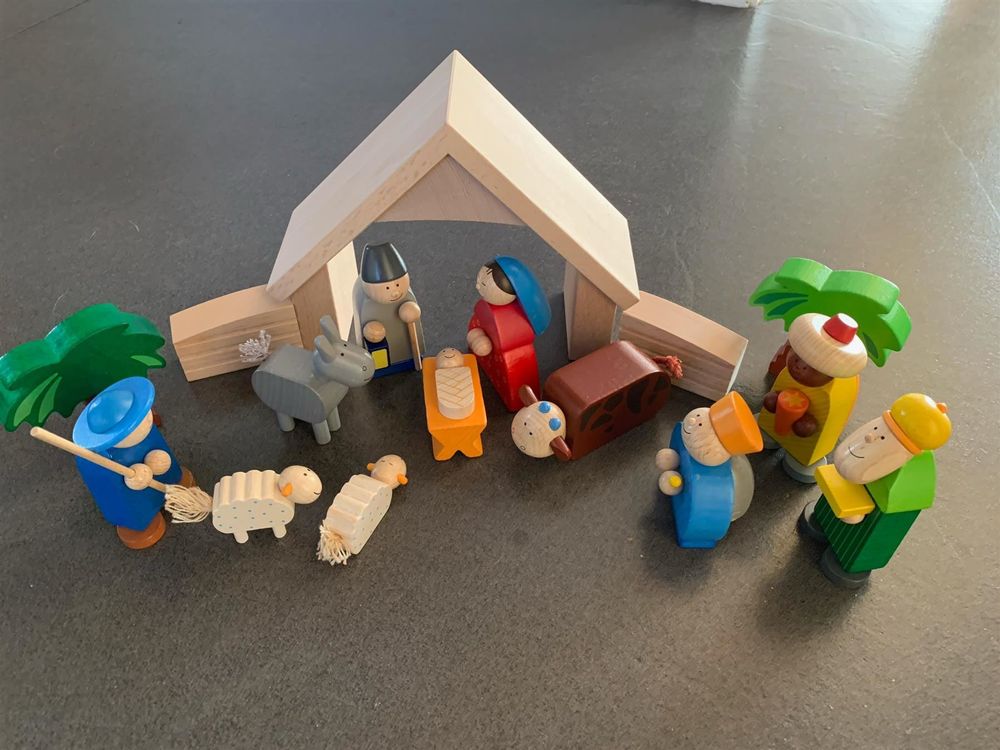 HABA Weihnachtskrippe aus Holz Kaufen auf Ricardo