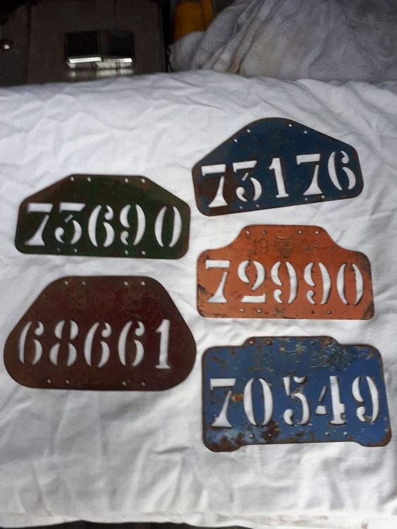 5 plaques VD Acheter sur Ricardo