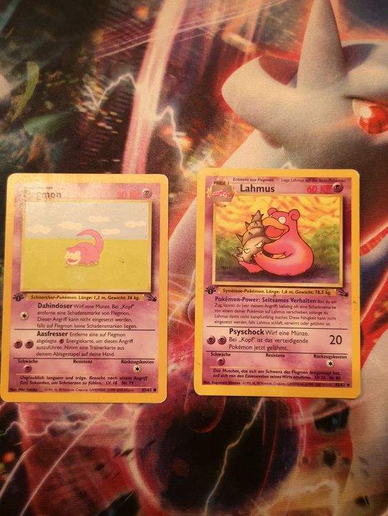 Erste Edition Fossil 2 Pokémon Karten | Kaufen auf Ricardo