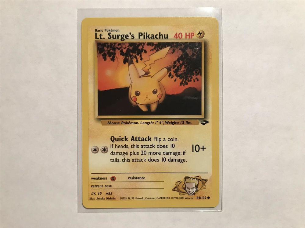 Lt. Surge's Pikachu | Kaufen auf Ricardo
