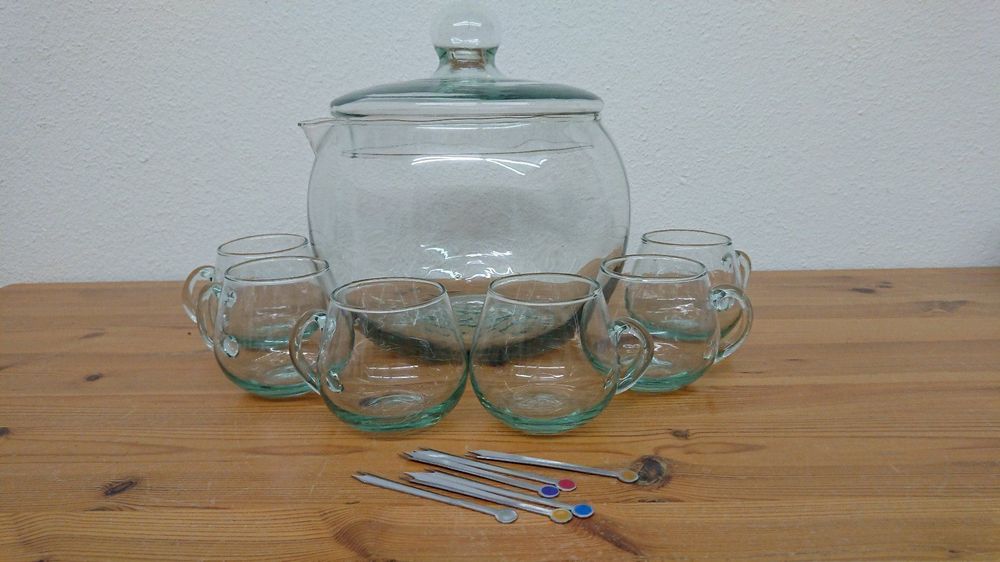 Bowle Set für 12 Personen von Walther Glas, Annette (Neu und