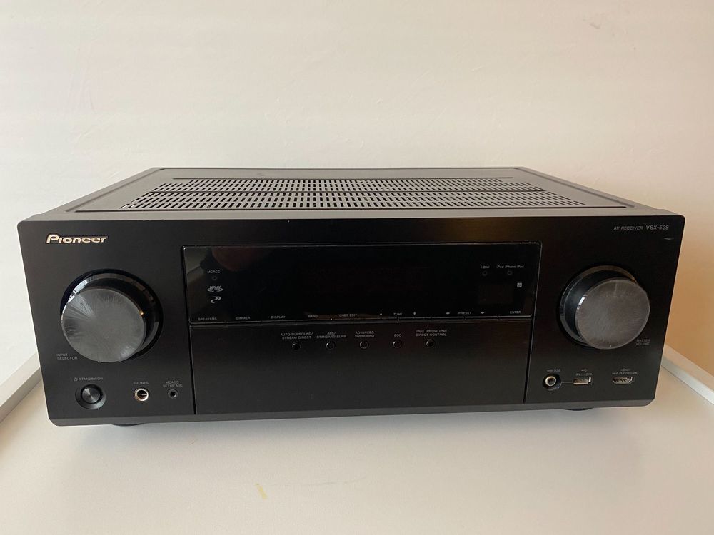 Как подключить pioneer vsx 528 к айфону