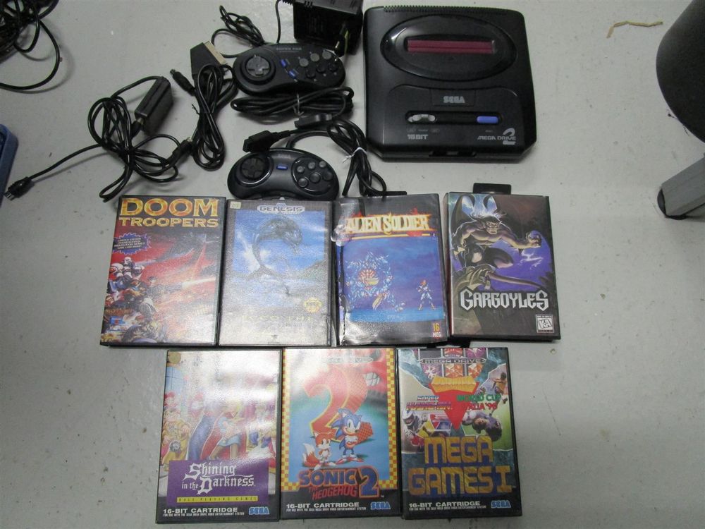 Sega Mega Drive 2 Konsole 9 Games Pads Kaufen Auf Ricardo