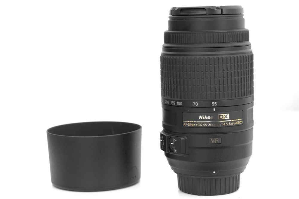 Nikon AF-S DX55-300mm f/4.5-5.6G ED VR美品レンズ(ズーム) - レンズ 