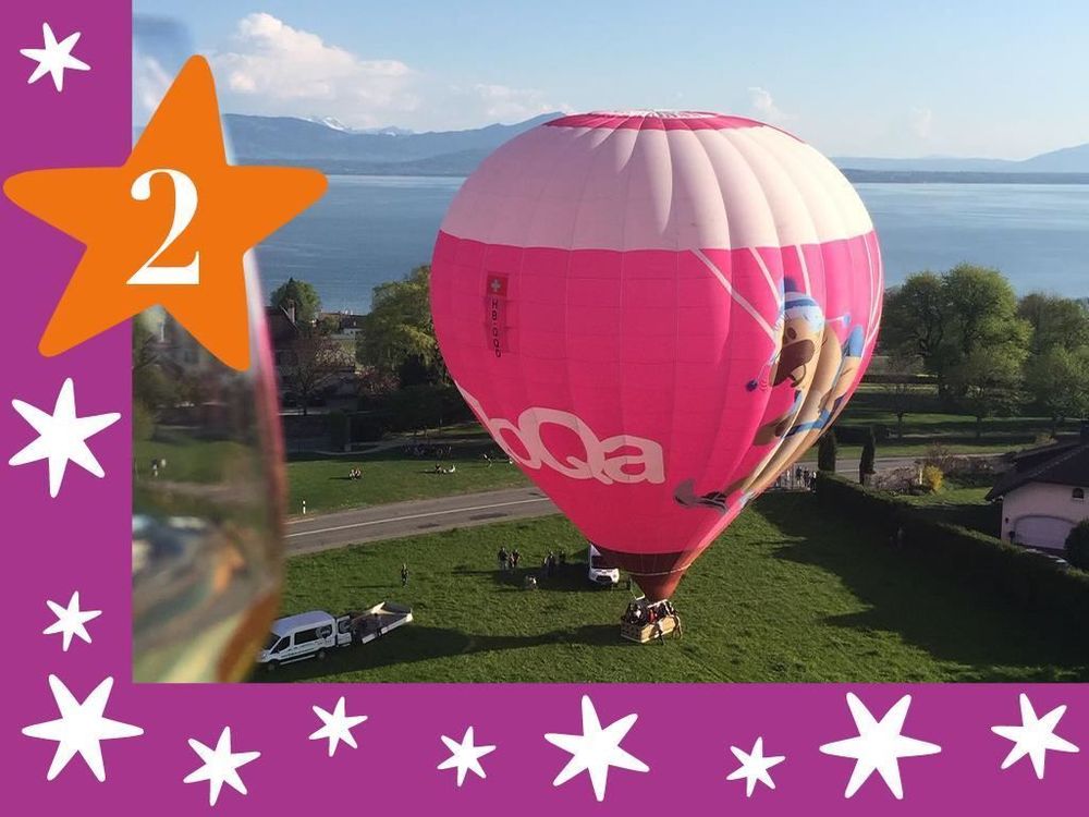 Vol en montgolfière avec fondue