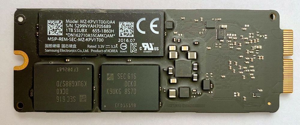 Goteo Por adelantado Notorio Apple original SSD 1TB 1000GB SM1024G | Acheter sur Ricardo