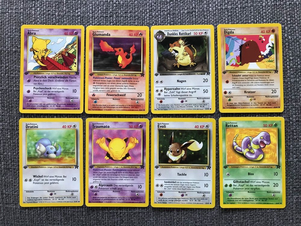 1 generation pokemon karten