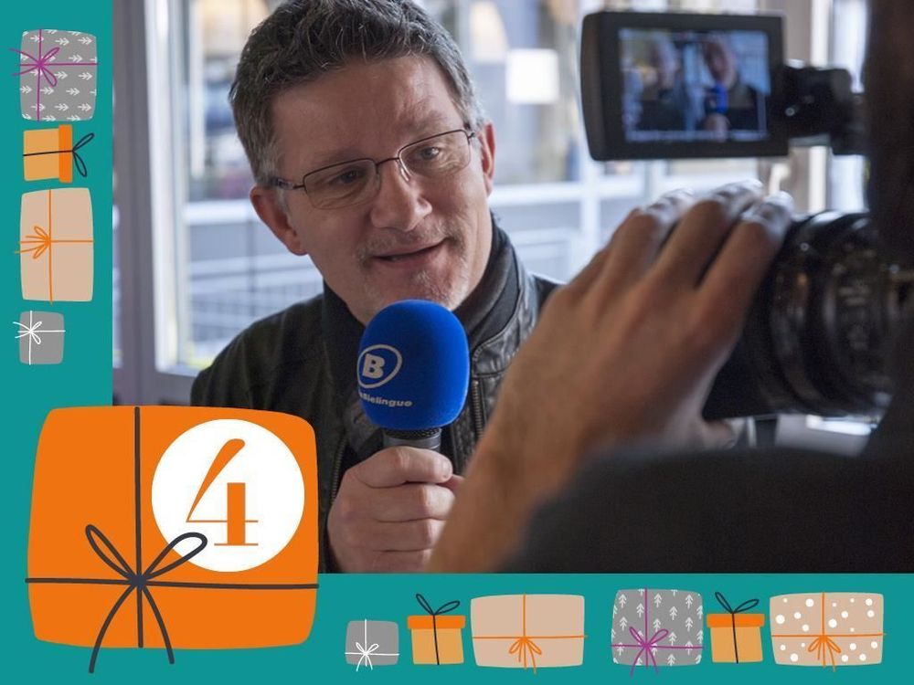 Un match du EHCB avec Dominique Antenen