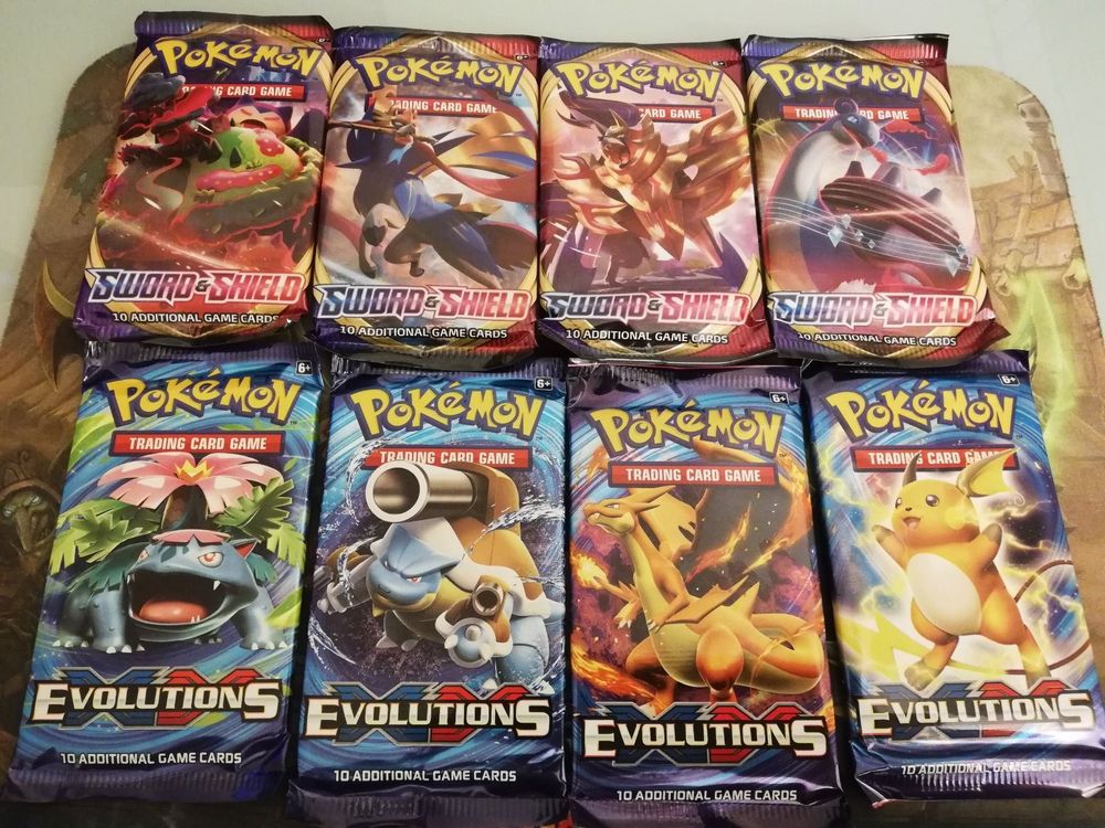 8x Pokemon Booster Packs | Kaufen auf Ricardo