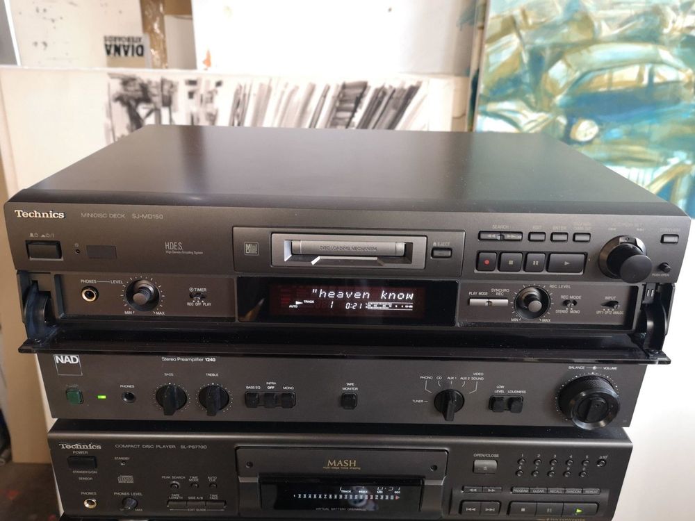 technics sj md 150 / minidisc deck Kaufen auf Ricardo