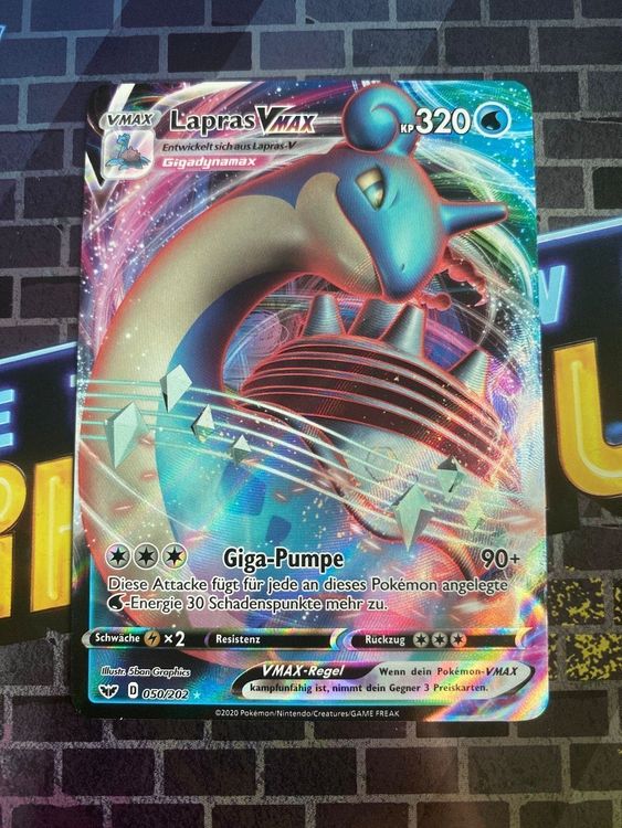 Pokemon-Karte Lapras V-Max 050/202 | Kaufen auf Ricardo