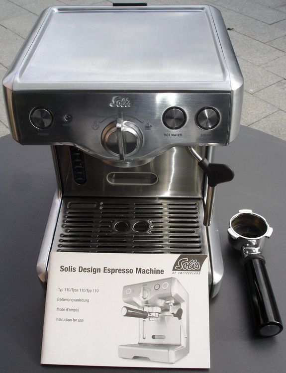 EspressoMaschine SOLIS Design ! Kaufen auf Ricardo