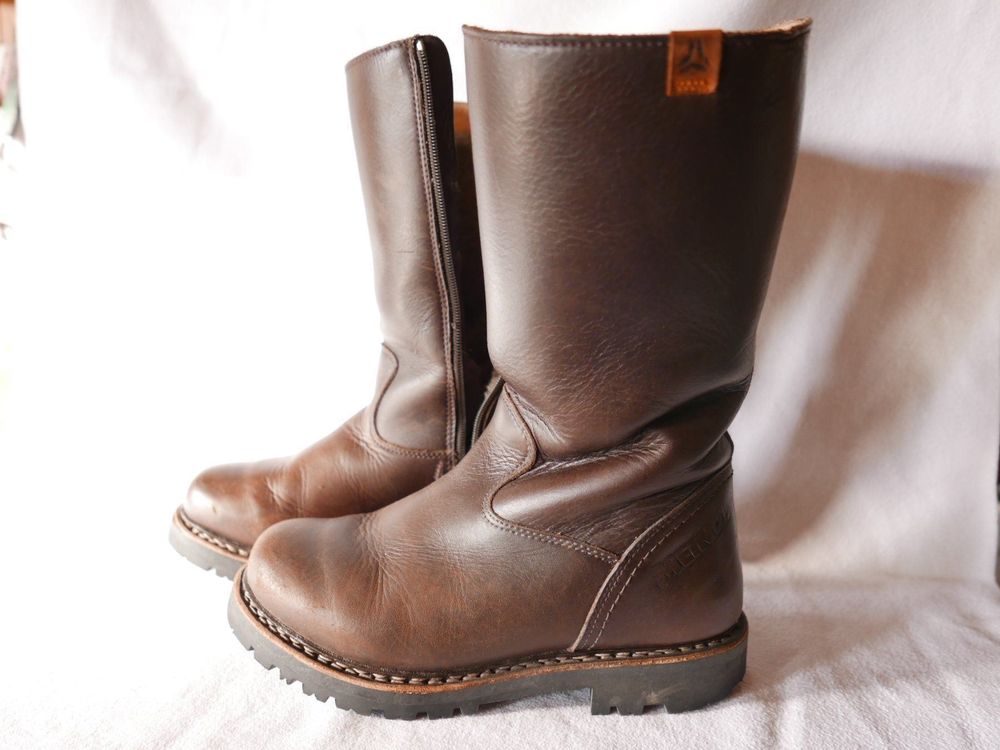 lederstiefel mit lammfell gefüttert