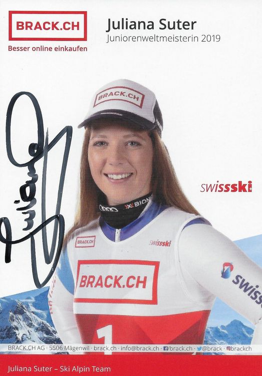 Juliana Suter, Autogrammkarte Kaufen auf Ricardo