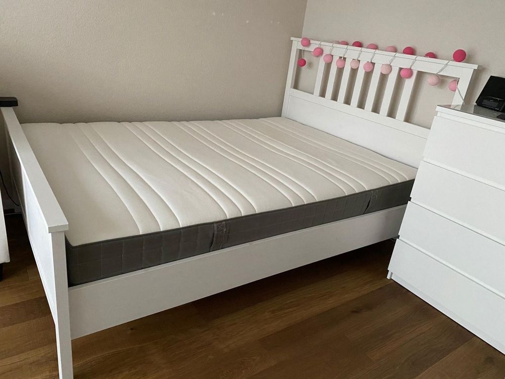 IKEA Bett, Lattenrost & Matratze 140x200 | Kaufen auf Ricardo